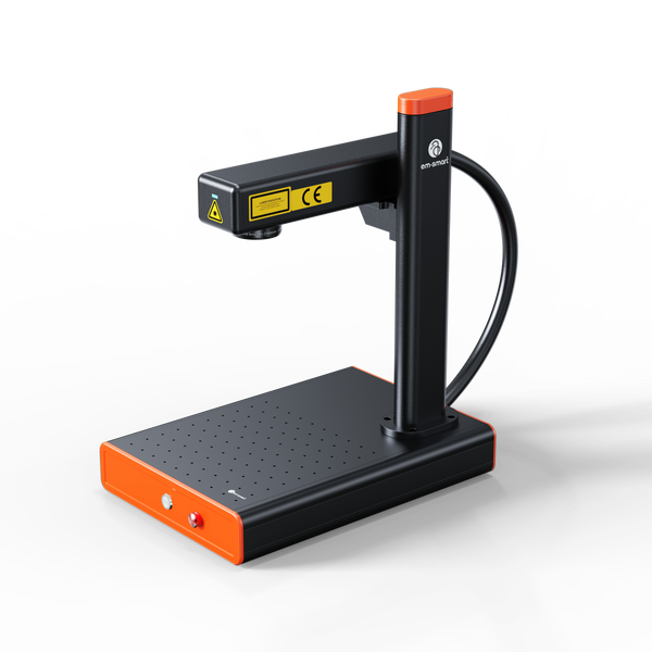 EM-Smart Basic 1/1R - 20W Fiber Laser Engraver with Rotary