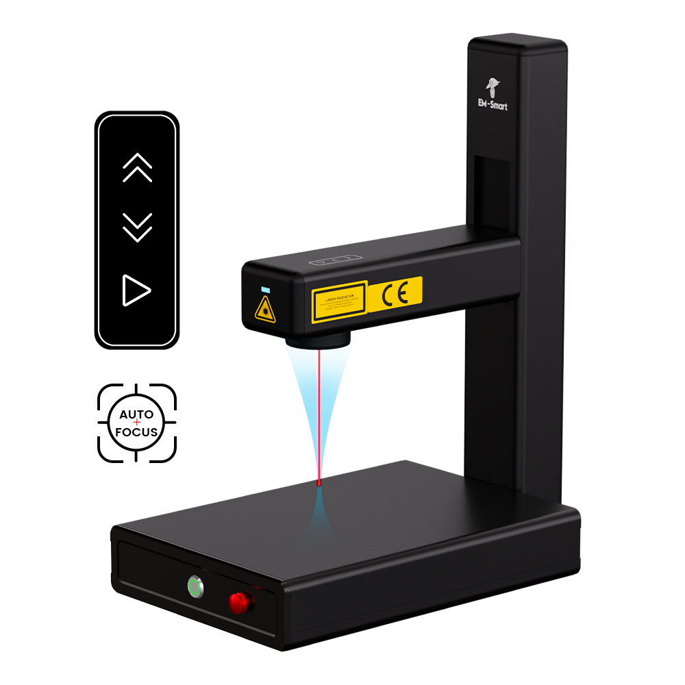 EM-Smart Pro: The First and Lightest Foldable Autofocus Fiber Laser Engraver Released!