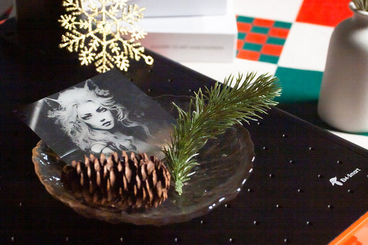 How to Create Custom Christmas Cards with Laser Engraving