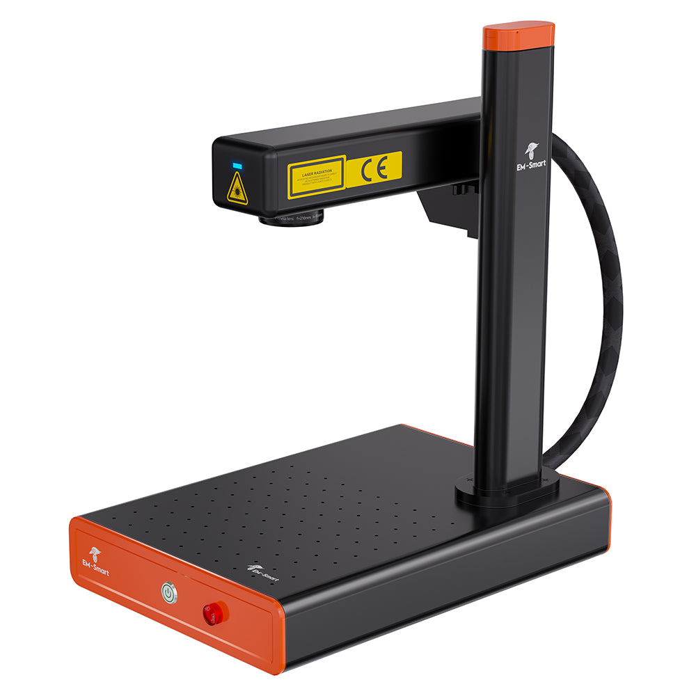 EM-Smart Basic 2/2R - 25W Fiber Laser Engraver with Rotary