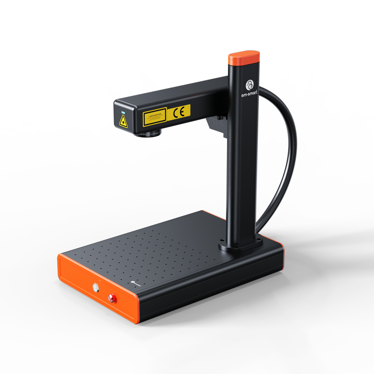 EM-Smart Basic 1/1R - 20W Fiber Laser Engraver with Rotary
