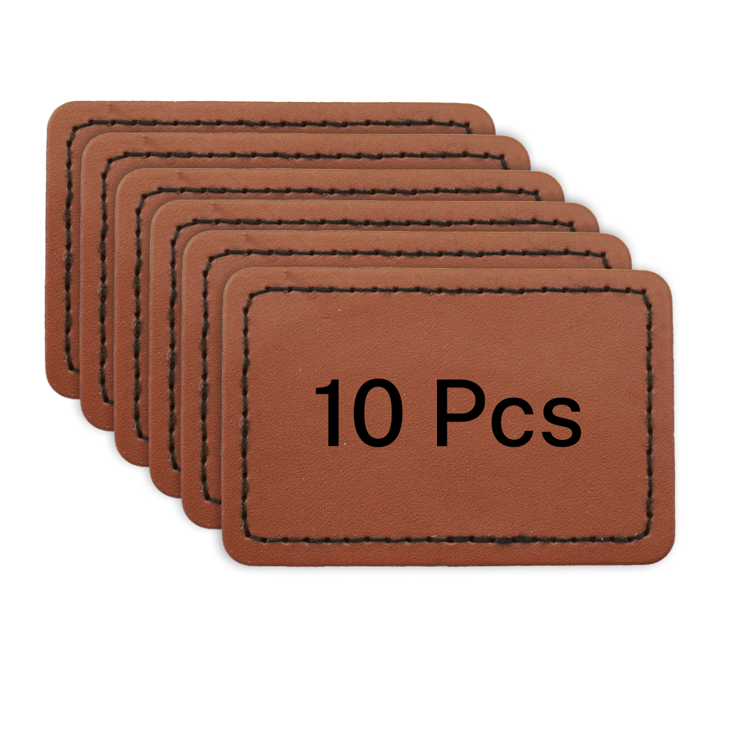 Leather Tags (10pcs) – For Custom Labels & DIY Branding